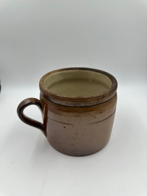 Brown Crock with Handle