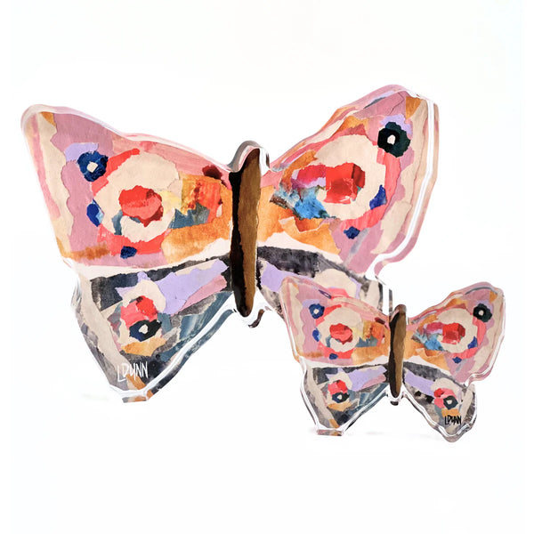 Lauren Dunn - Acrylic Art Block - Lavender Haze Butterfly