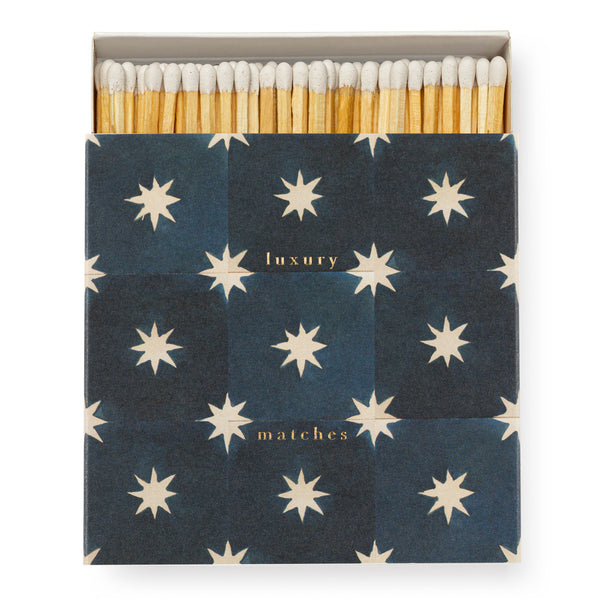 Archivist Gallery Matchboxes - Navy Star Tile