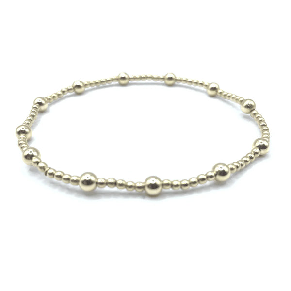 Erin Gray - Malibu 14k Gold-Filled Beaded Waterproof Bracelet