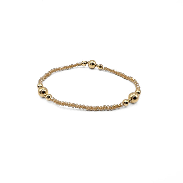 Erin Gray - Nantucket Shimmer Gold-Filled Beaded Waterproof Bracelet Collection