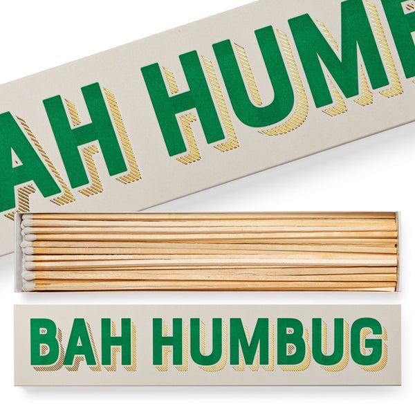 Archivist Gallery Matchboxes - BAH HUMBUG