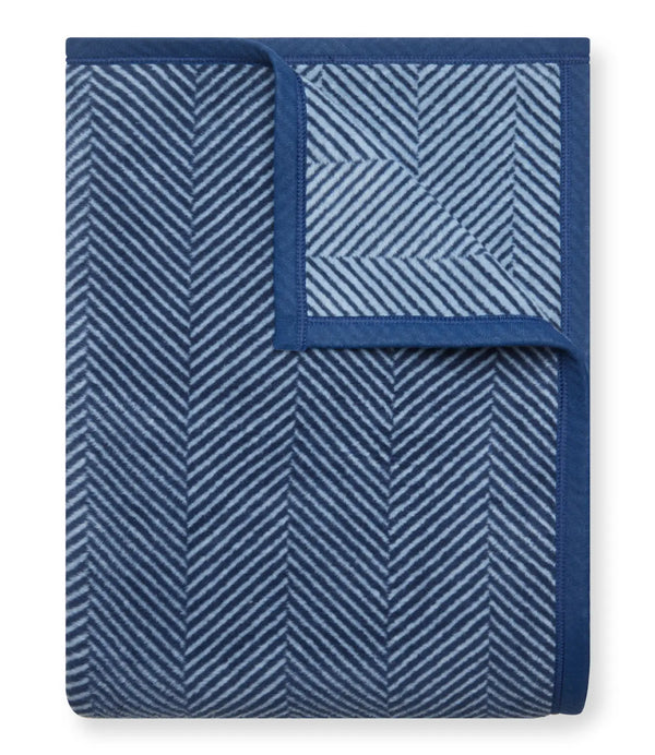 Chappywrap - Harborview Herringbone Blanket - Navy