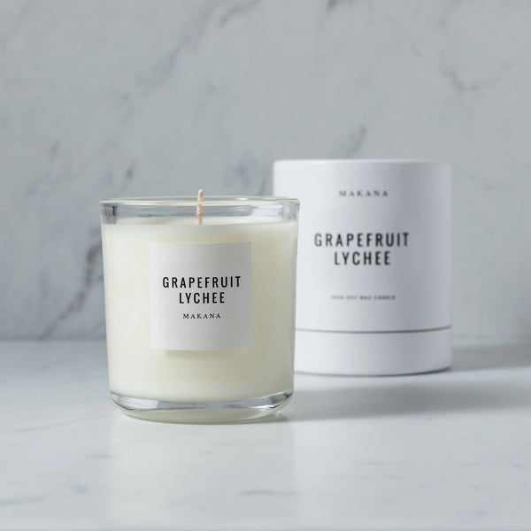 Makana - Grapefruit Lychee 10oz Classic Candle