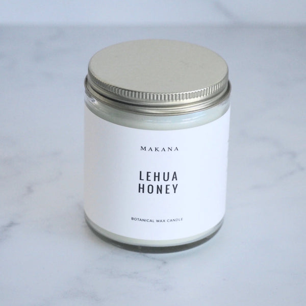 Makana - Lehua Honey Modern Apothecary Jar 8oz Candle