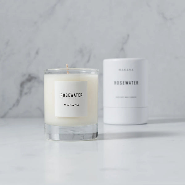 Makana - Rosewater 3oz Petite Candle