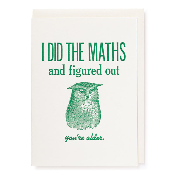 Archivist Gallery Cards - I Did the Maths