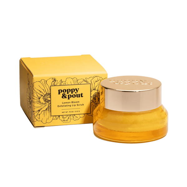 Poppy & Pout - Lemon Bloom Lip Scrub