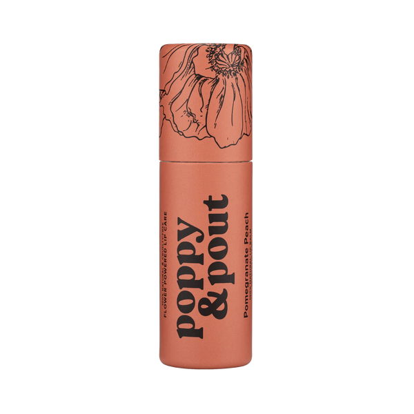 Poppy & Pout - Pomegranate Peach Lip Balm