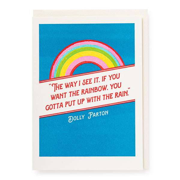 Archivist Gallery Cards - Dolly Parton Rainbow