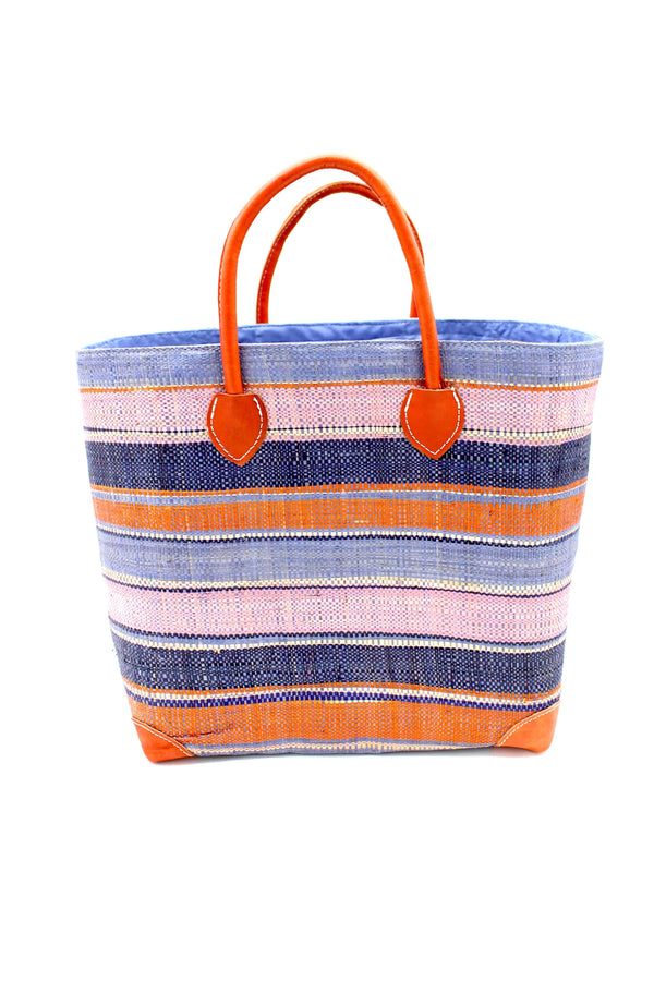 Shebobo - Rayo Stripes Straw Basket Bag