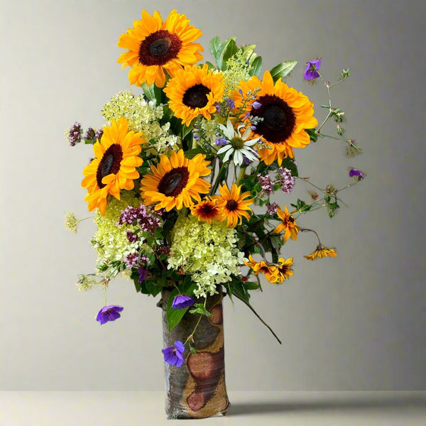 Linear Sunflower Arrangement Workshop