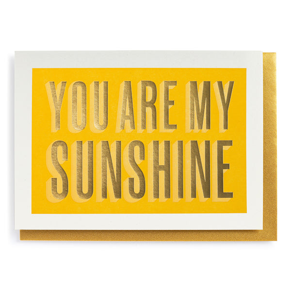 Archivist Gallery Cards - You Are My Sunshine